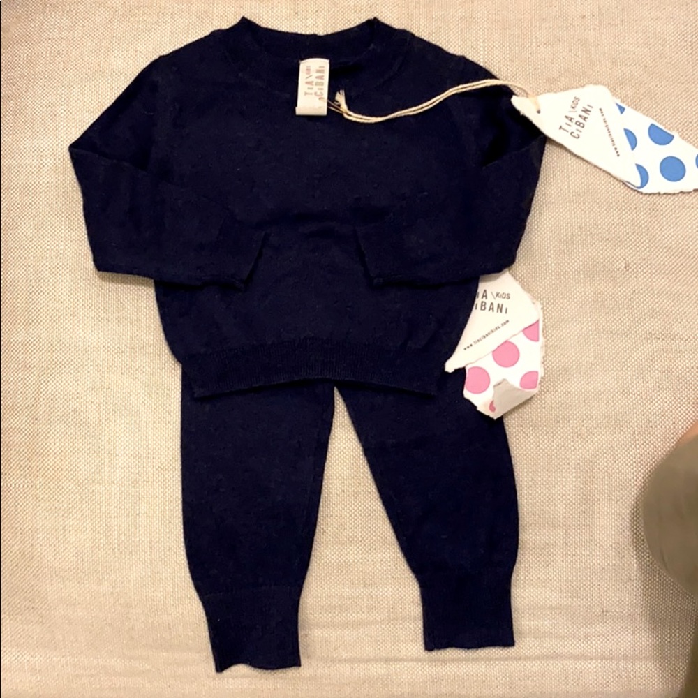 Cotton sweater set
